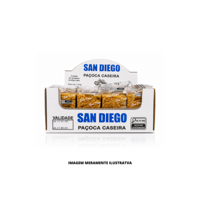 DOCE - SAN DIEGO - 80g PACOCA CASEIRA - DP20